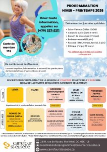 Programmation hiver 2026